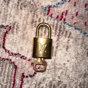 Louis Vuitton Gold lock and key #301